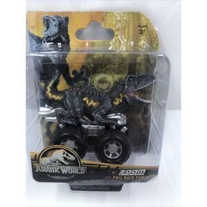 Jurassic World Dominion Zoom Riders Pull Back Power Indoraptor Dinosaur Racer